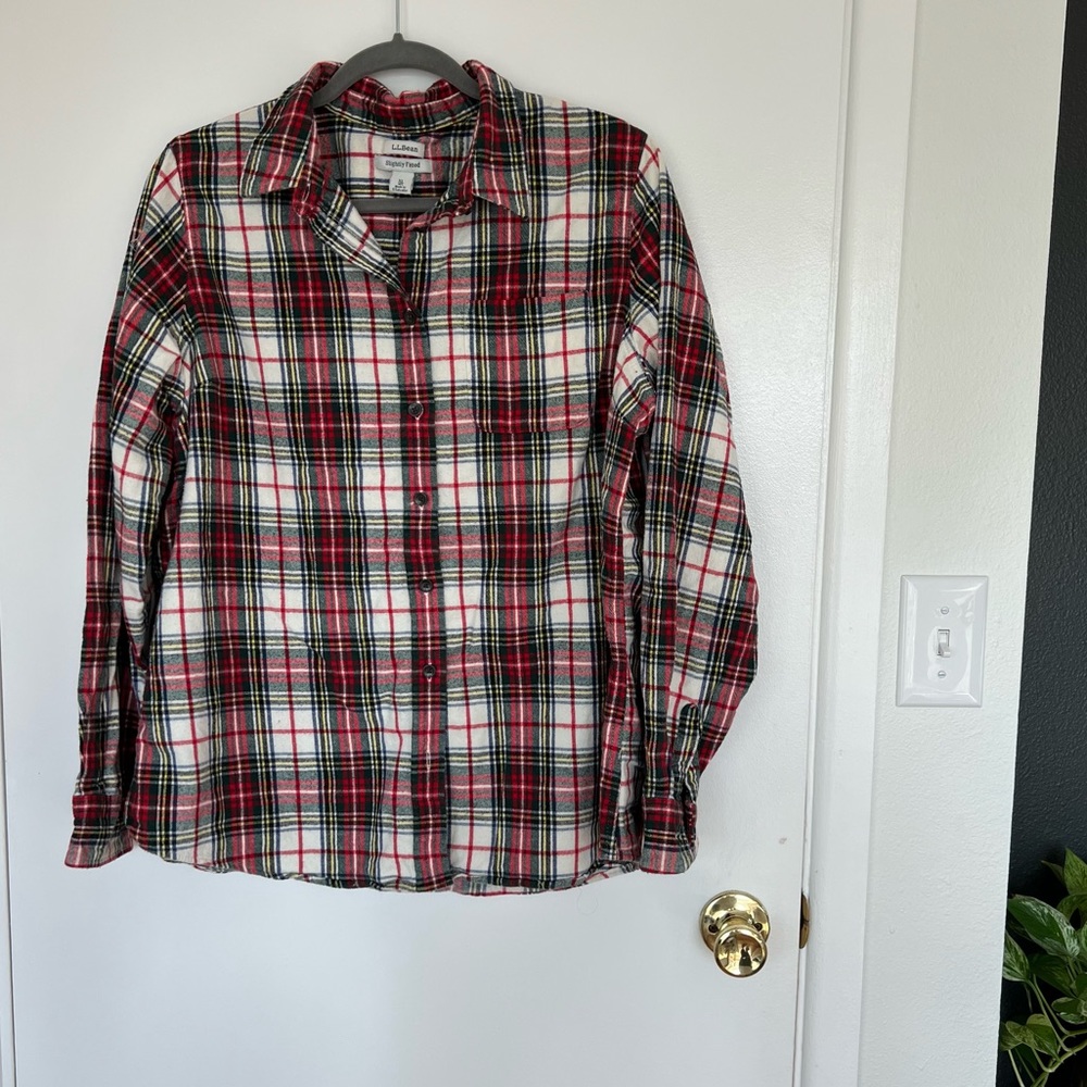 L.L. Bean Plaid Flannel